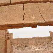 Qasr Bshir, Gate with Roman inscription