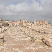 Amman, Citadel, Umayyad Palace, colonnaded street