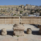 Amman, Forum, frieze with Greek inscription