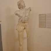 Amman, Citadel, Damaged statue of Daedalus