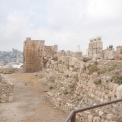 Amman, Citadel, Wall and tower