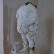 Gadara, Baths of Herakleides, Headless statue of a young peasant
