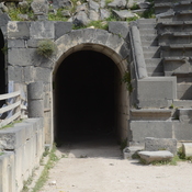 Gadara, Remains of west theater, Passage
