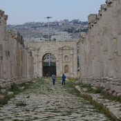 Gerasa,  North gate (Damascusgate) from the cardo