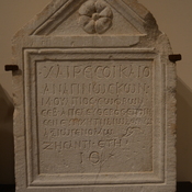 Gerasa,  Christian tombstone