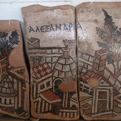 Gerasa,  Mosaic showing Alexandria
