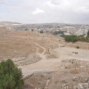 Gerasa,  Oval forum with colonnade