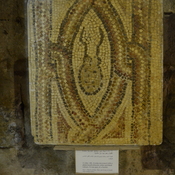 Gerasa,  Church of Elias-Mary-Soreg, Mosaic  with fantasy face