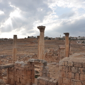 Gerasa,  Remains of church of the saints Cosmas and Damianus