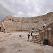 Gerasa,  South theater, Orchestra and seats