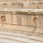 Gerasa,  South theater, Decoration in proscaenium