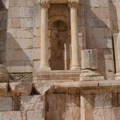 Gerasa,  South theater, Columnated niche
