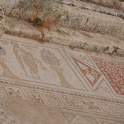 Gerasa,  Remains of church of the saints Cosmas and Damianus, Inscription in mosaic floor
