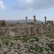 Gerasa,  View of three churches