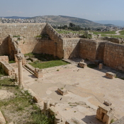 Gerasa,  Remains of church of the saints Cosmas and Damianus, Interior