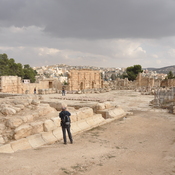 Gerasa,  Remains of the temple of Jupiter