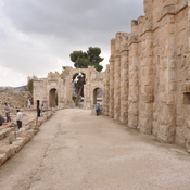 Gerasa,  Remains of the temple of Jupiter, Substructure