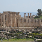 Gerasa,  Remains of the temple of Jupiter, Cella