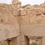 El-Lejjun, Remains of North-west tower, Interior