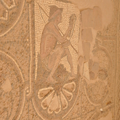 Petra, Byzantine church, Mosaic presenting an angler