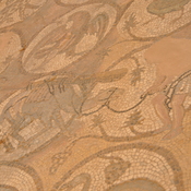 Petra, Byzantine church, Mosaic presenting a dromedary