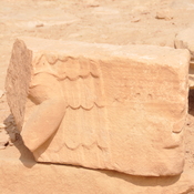 Petra, Inner city, Great temple, Stone with wing