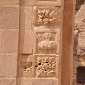 Petra, Inner city, Colonaded street, gate decoration