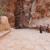 Petra, Siq, Pavement