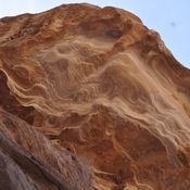 Petra, Siq, Imposing rock formations
