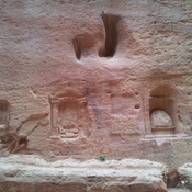 Petra, Siq, Reliefs of Sabinos Alexandros