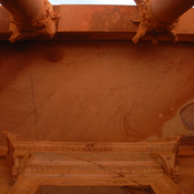 Petra, Siq, Treasury, Ceiling of forecourt