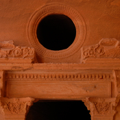 Petra, Siq, Treasury, Ornamental lintel