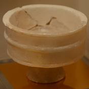 Pella/Tabaqat Fahl, Middle bronze Mycenaean alabaster vessel