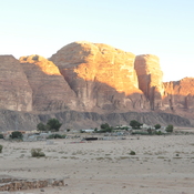 Wadi Rum, Remains of Nabataean temple