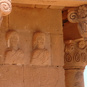 Ghirza, North cemetery, Mausoleum A, Two portraits