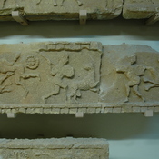 Ghirza, North cemetery, Mausoleum B, Relief of hunters