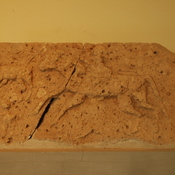 Ghirza, North cemetery, Mausoleum E?, Relief of a hunter