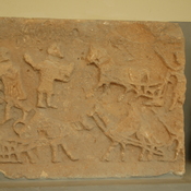 Ghirza, North cemetery, Mausoleum F or G, Relief of farmers