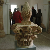 Ghirza, Capital with cross