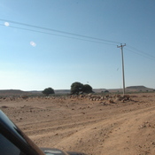 Wadi Nefud near Qasr Banat, Dam