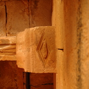 Qasr Banat, Mausoleum, Relief of a fish