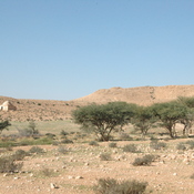 Wadi Nefud near Qasr Banat with well