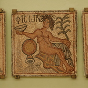 Theodorias, East Church, Mosaic of Phison (=Danube)