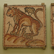 Theodorias, East Church, Mosaic of  a lion