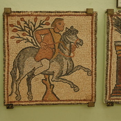 Theodorias, East Church, Mosaic of a horseman