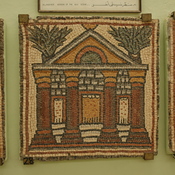 Theodorias, East Church, Mosaic of a church