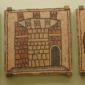 Theodorias, East Church, Mosaic of a castle