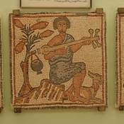 Theodorias, East Church, Mosaic of a musician (Orpheus?)