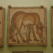 Theodorias, East Church, Mosaic of a bull