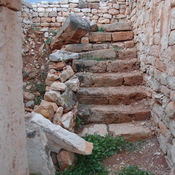 Naustathmus, Byzantine church, Stairs